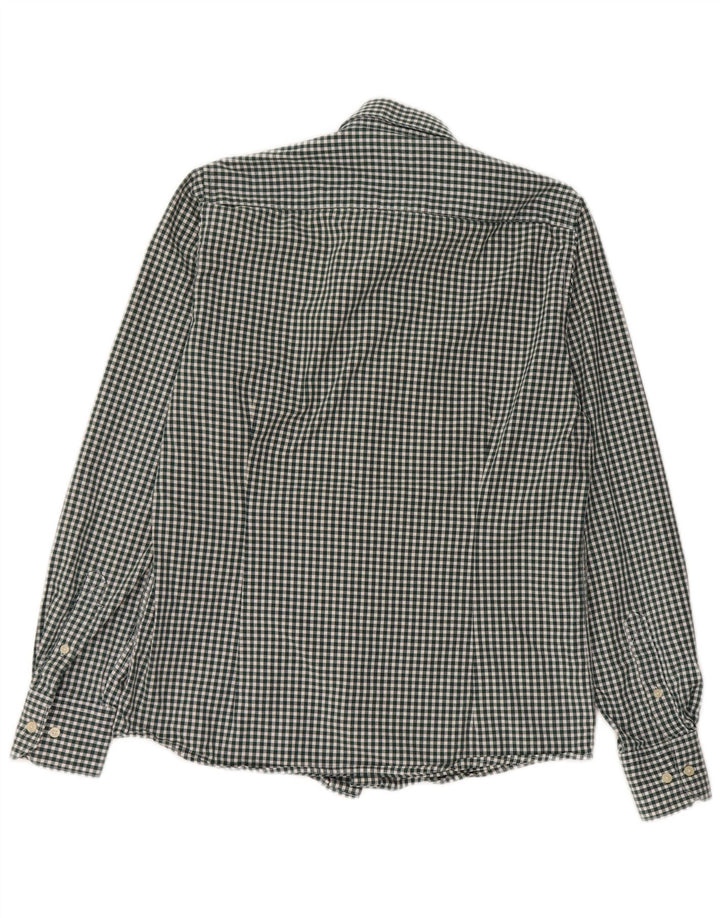Barbour Chemise coupe ajustée pour hommes Petit coton vichy vert