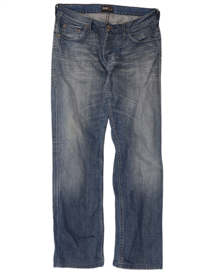 Lee Jean Droit Homme W32 L31 Bleu