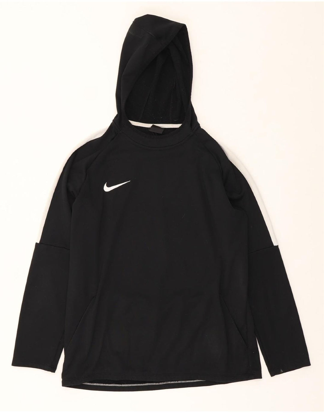 NIKE Pull à capuche Dri Fit pour homme en polyester color block Noir Taille L