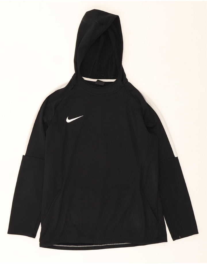 NIKE Pull à capuche Dri Fit pour homme en polyester color block Noir Taille L