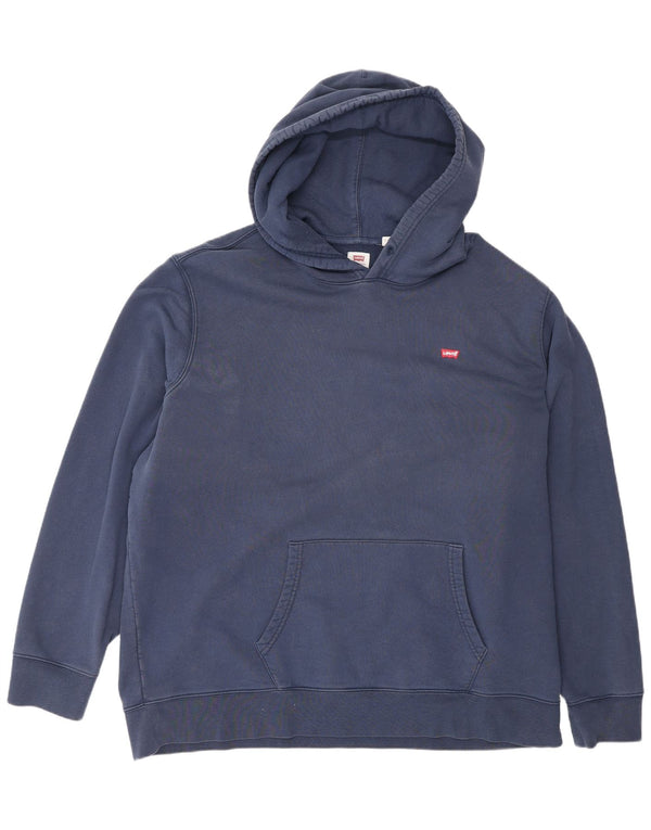 Levi's Pull à capuche Standard 2XL Homme Bleu Marine Coton