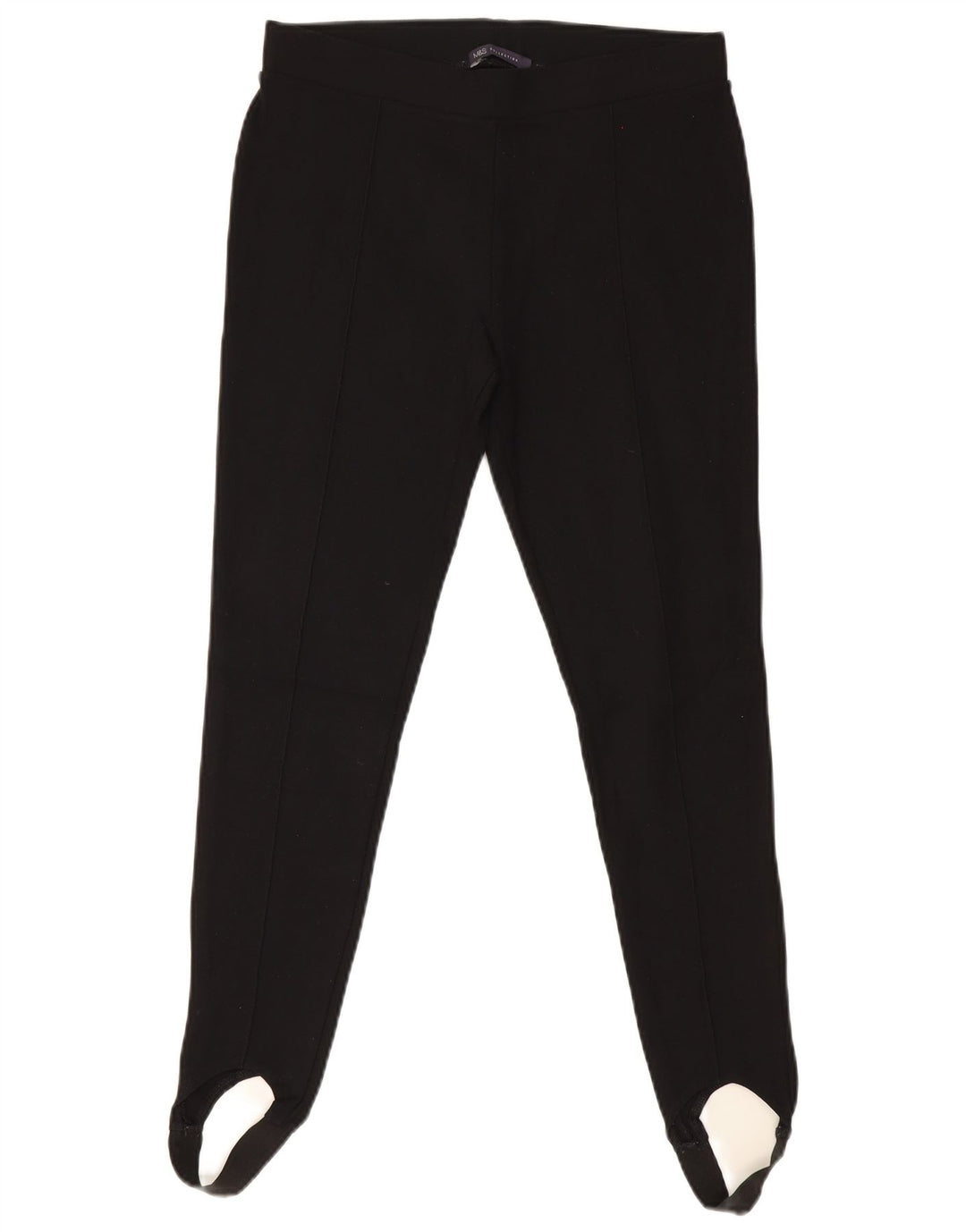Marks & Spencer Leggings étriers pour femme UK 12 Viscose noir moyen