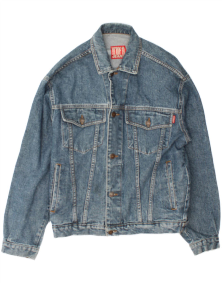 Casucci Veste en jean pour homme UK 38 Bleu moyen Coton
