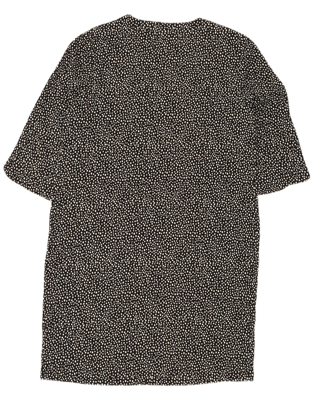 MARKS & SPENCER Robe droite pour femme UK 44 Grand Noir Géométrique Polyester