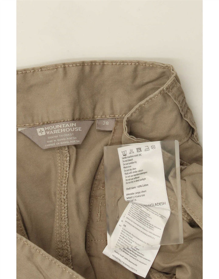 Mountain Warehouse Short cargo pour homme W38 XL en coton kaki