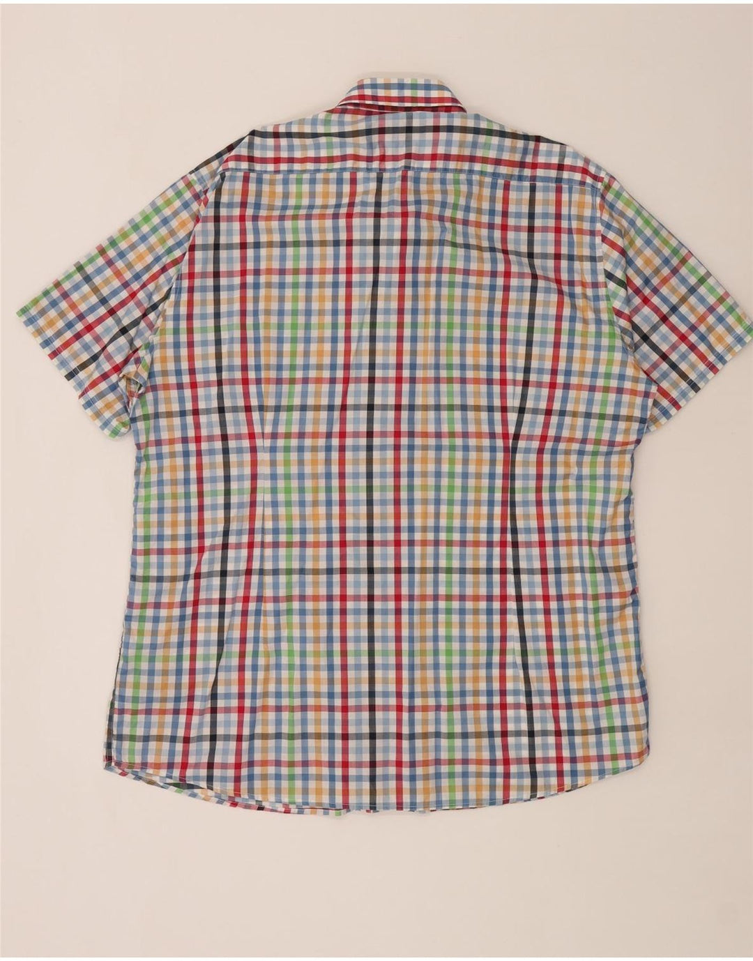 Barbour Chemise à manches courtes pour homme Coupe ajustée 3XL Vichy multicolore