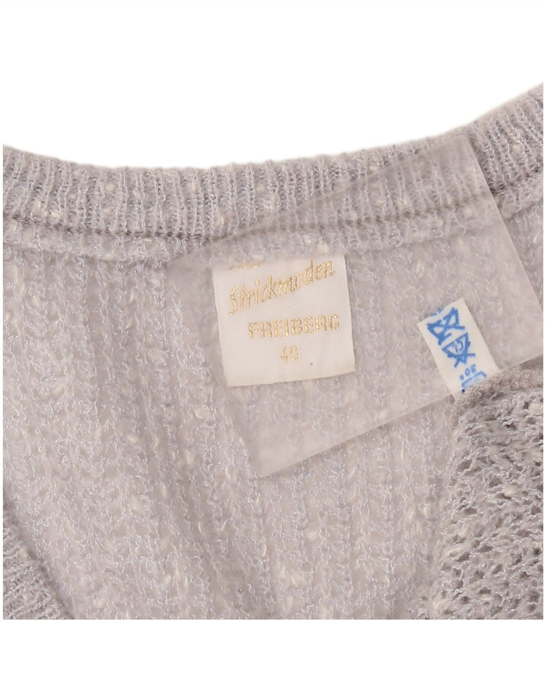 Strickmoden Débardeur coupe ample pour femme EU 40 Medium Argenté