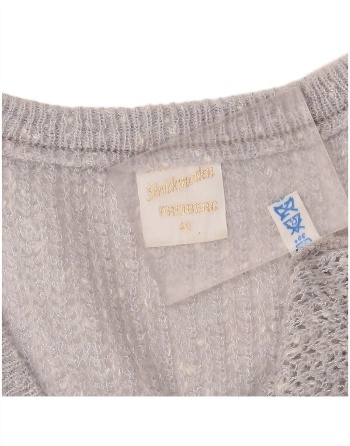 Strickmoden Débardeur coupe ample pour femme EU 40 Medium Argenté