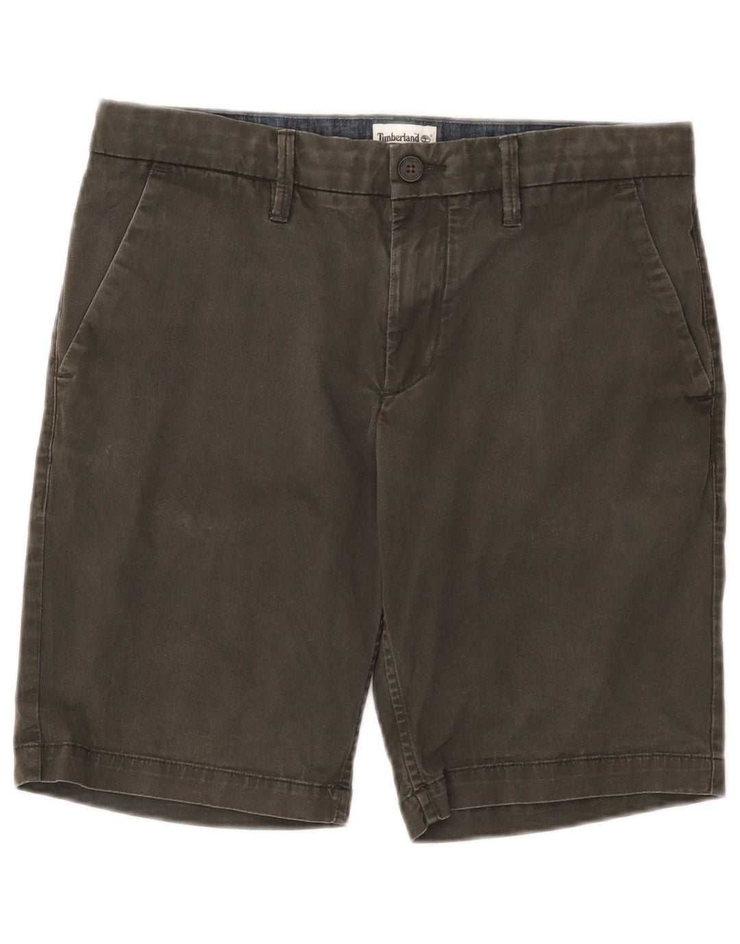 Timberland Short Chino Homme W32 Gris Moyen Coton