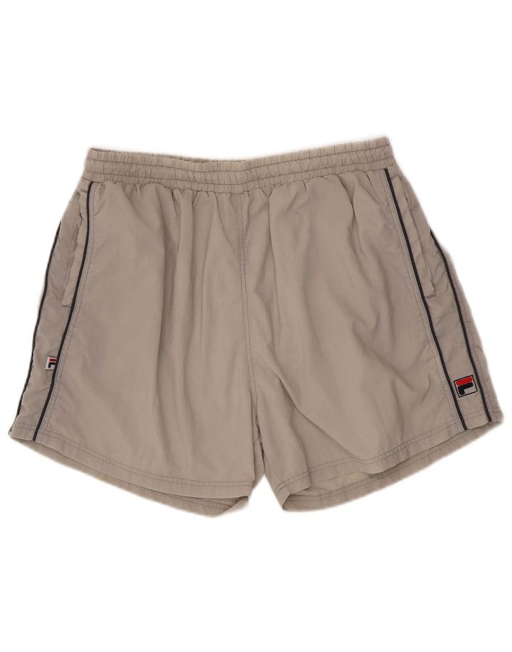 Fila Short de sport homme petit gris