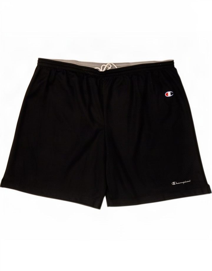 Champion Short de sport pour homme 3XL Noir Polyester