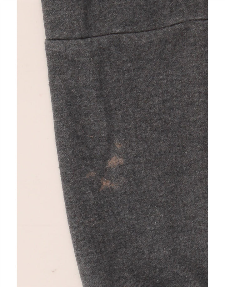 ADIDAS Pull à capuche zippé pour homme en coton gris moyen