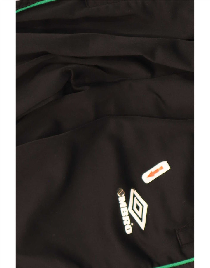 Umbro Pantalon de Survêtement Graphique Homme Large Noir Polyester Colorblock