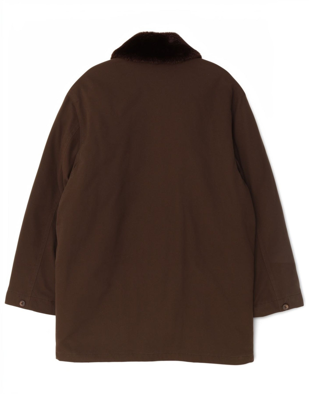 Blu Nauta Manteau pour femme UK 40 Large Marron Coton