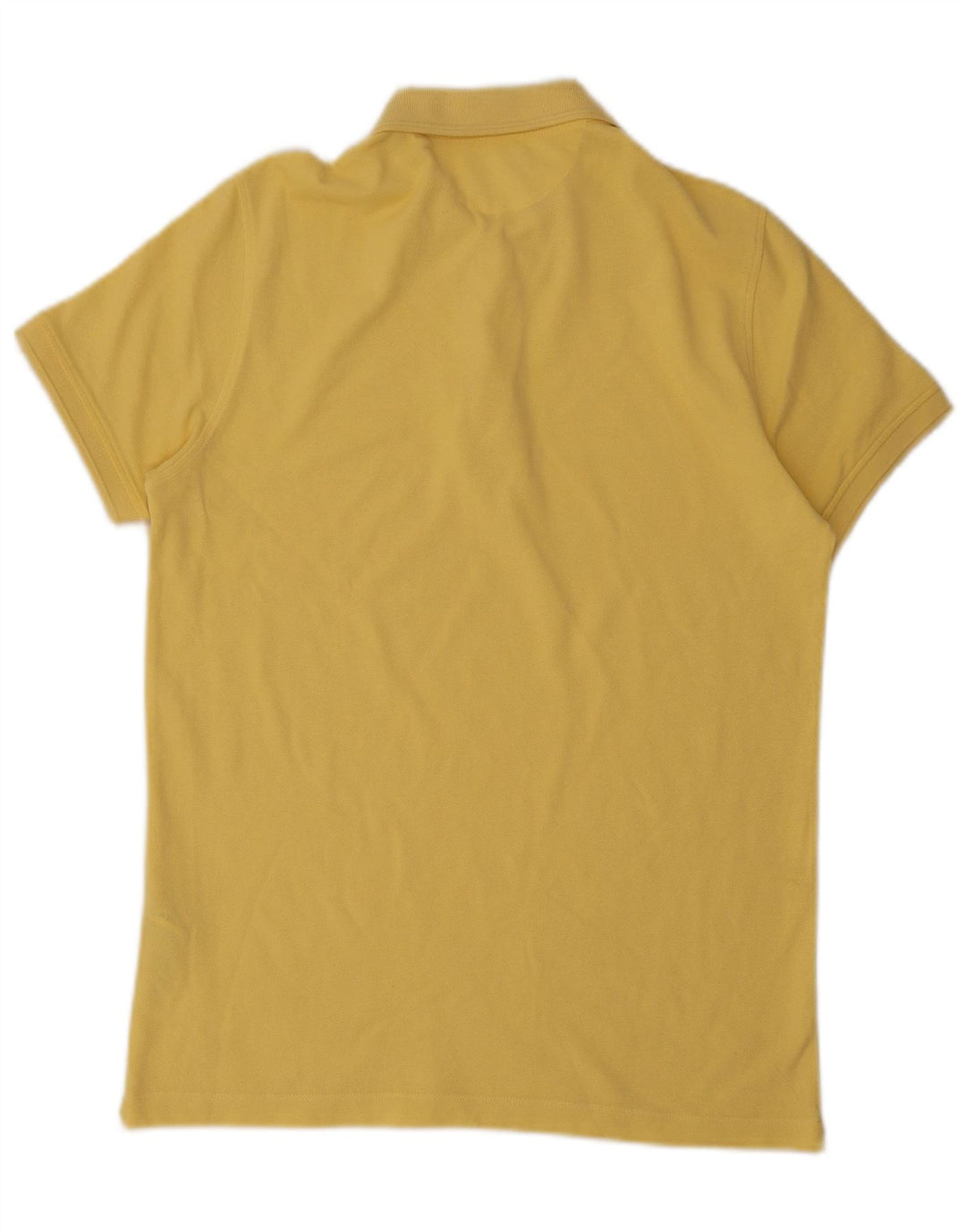 Massimo Dutti Polo Homme Jaune Moyen Coton