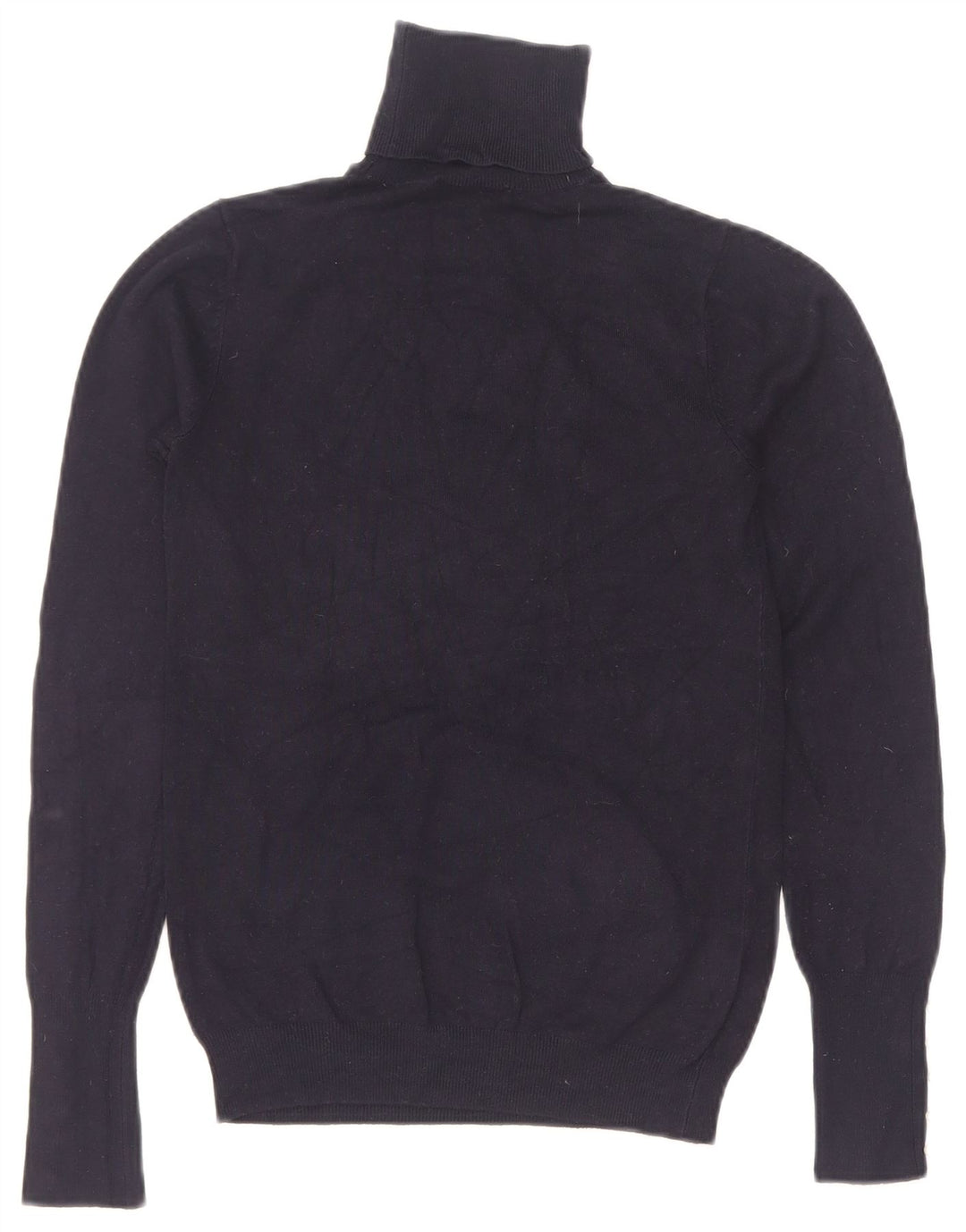 Zara Pull col roulé pour femme UK 8 Small Bleu marine