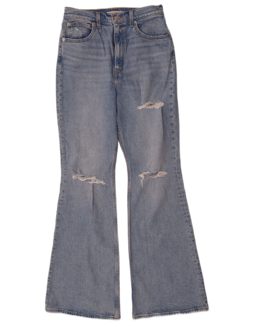 Levi's Jean Évasé Taille Haute Effet Déchiré W29 L32 Femme Bleu Coton