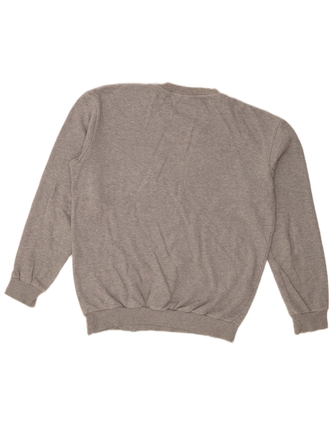 Zara Pull Col Rond Homme Gris Moyen Coton