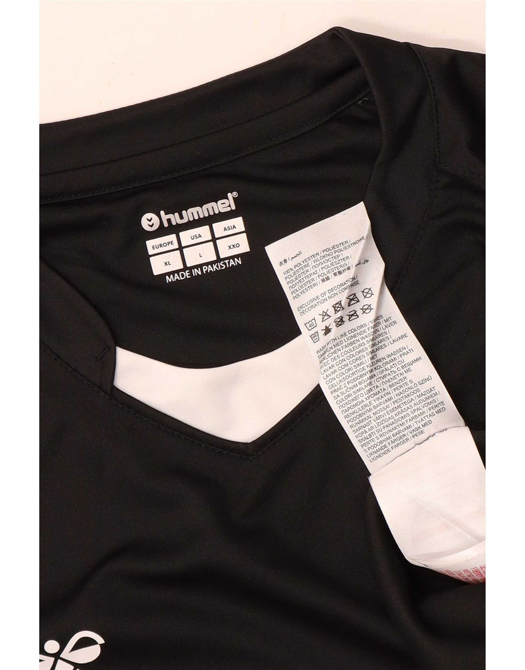 Hummel Homme T-Shirt Graphique Haut Large Noir Colorblock Polyester
