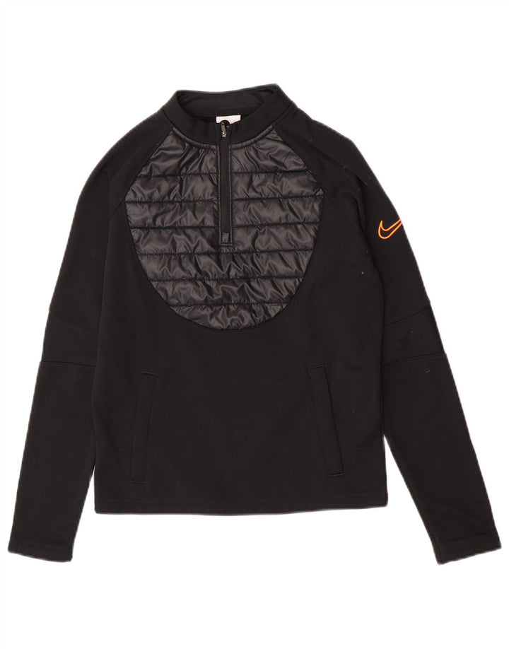 Haut de survêtement Nike Therma-Fit Pullover pour garçon 10-11 ans Noir moyen