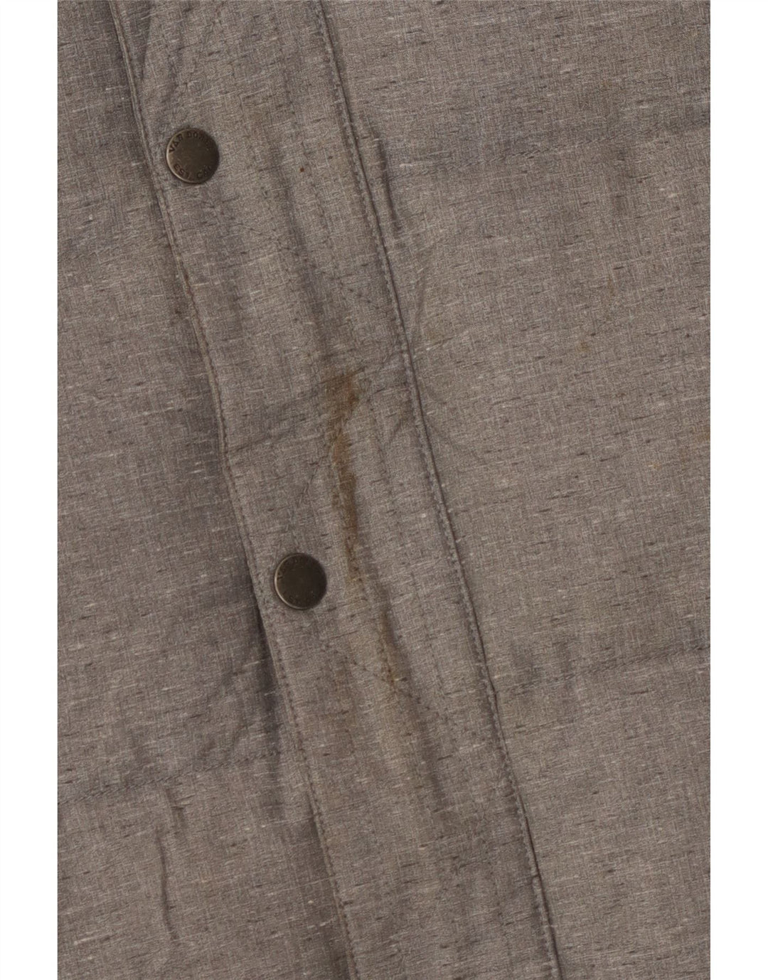 VANS Veste matelassée à capuche pour hommes UK 38 Nylon gris moyen