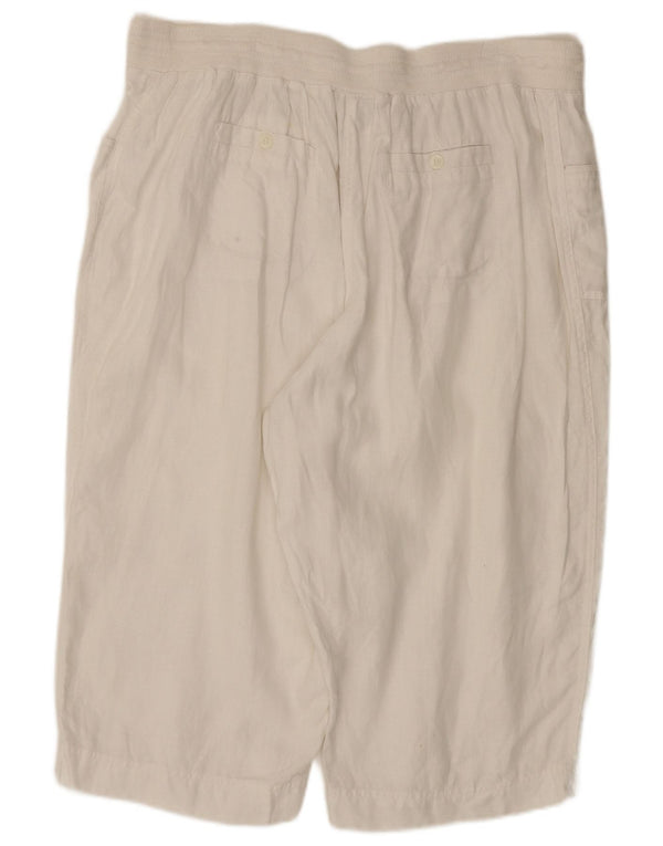 Marks & Spencer Bermuda autographe pour femme UK 18 XL W36 Blanc