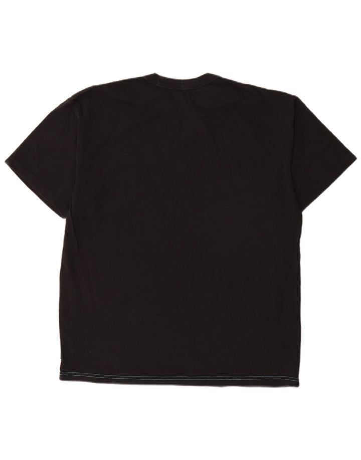 Nike T-Shirt Homme Noir Moyen Coton