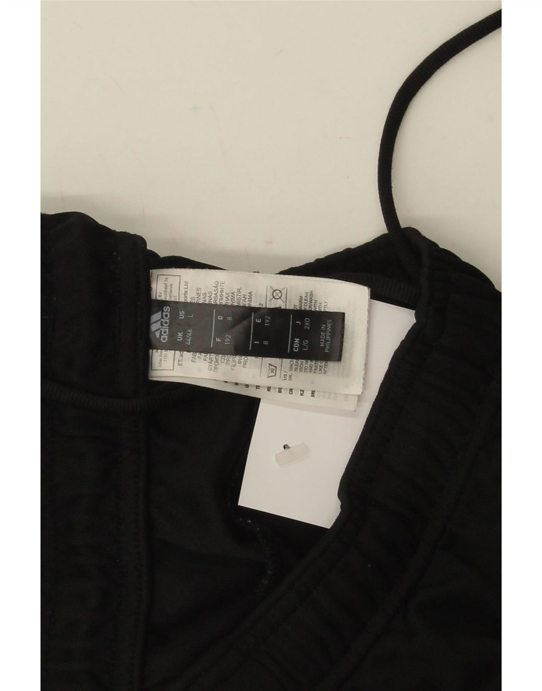 Adidas Pantalon de survêtement pour homme UK 44/46 Large Noir Polyester