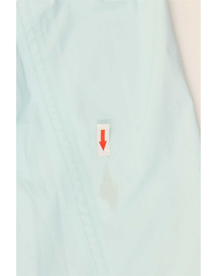 Joules Veste de pluie à capuche pour femme UK 8 Small Turquoise Polyester