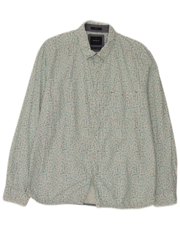 Chemise Slim Fit XL Coton Floral Homme White Stuff