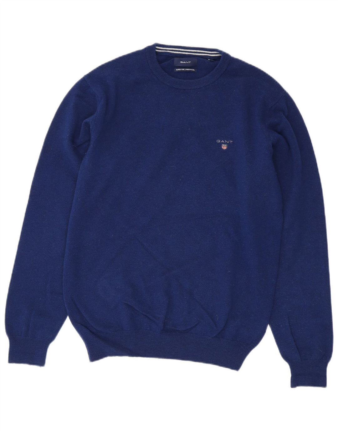 GANT Pull Col Ras Du Cou Homme Bleu Moyen Laine
