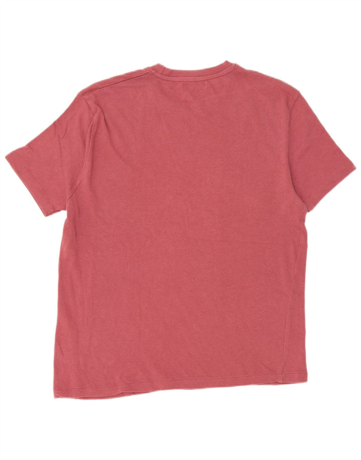 Zara T-Shirt Homme Haut Large Rose