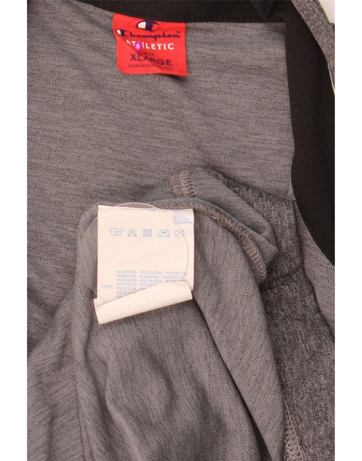 CHAMPION Veste de Survêtement Homme XL Gris Colorblock Polyester