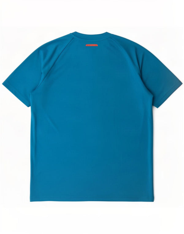 Adidas Garçon Graphic T-Shirt Top 15-16 ans Bleu Colorblock Polyester