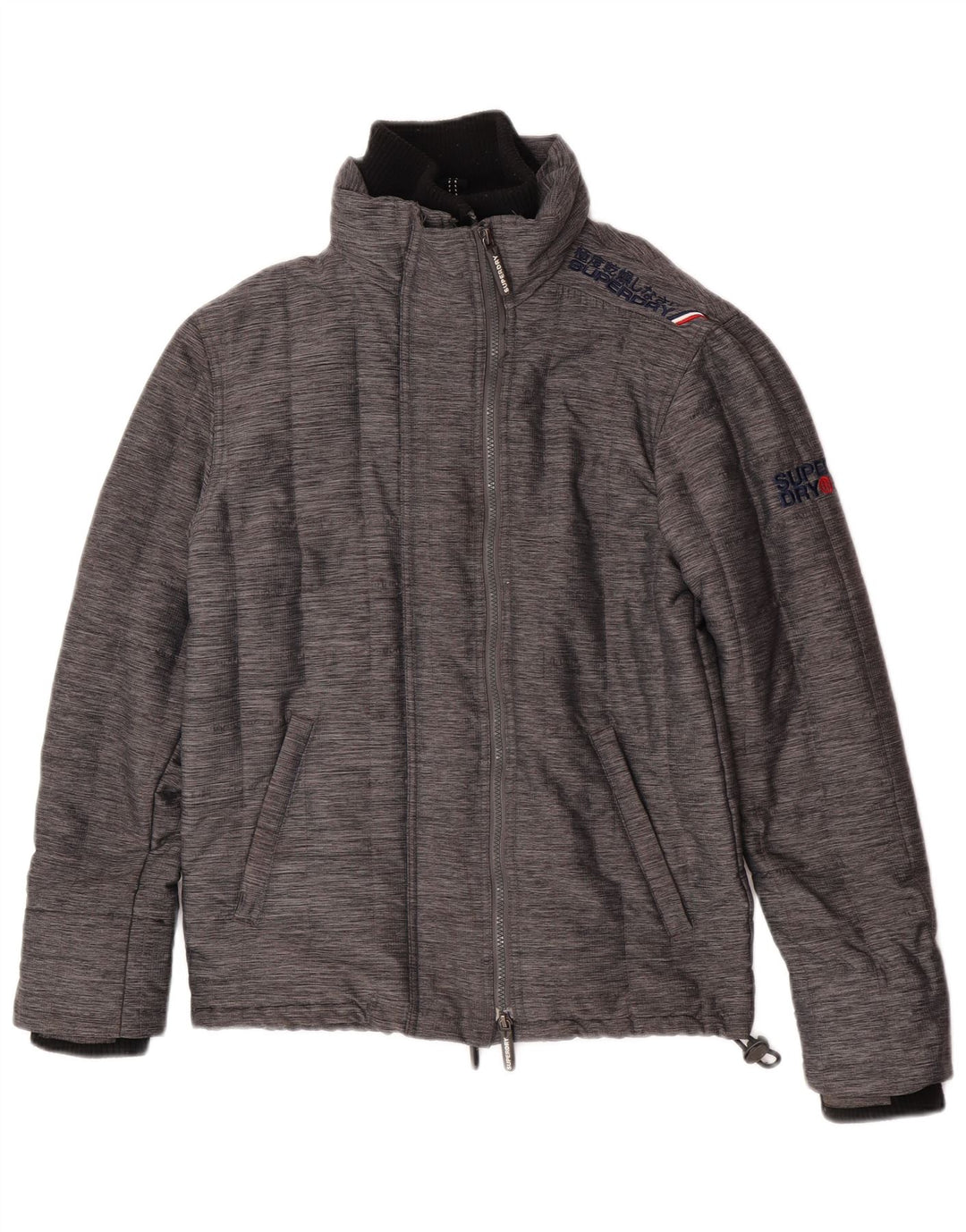 Superdry Veste coupe-vent pour hommes UK 34 XS Gris Nylon