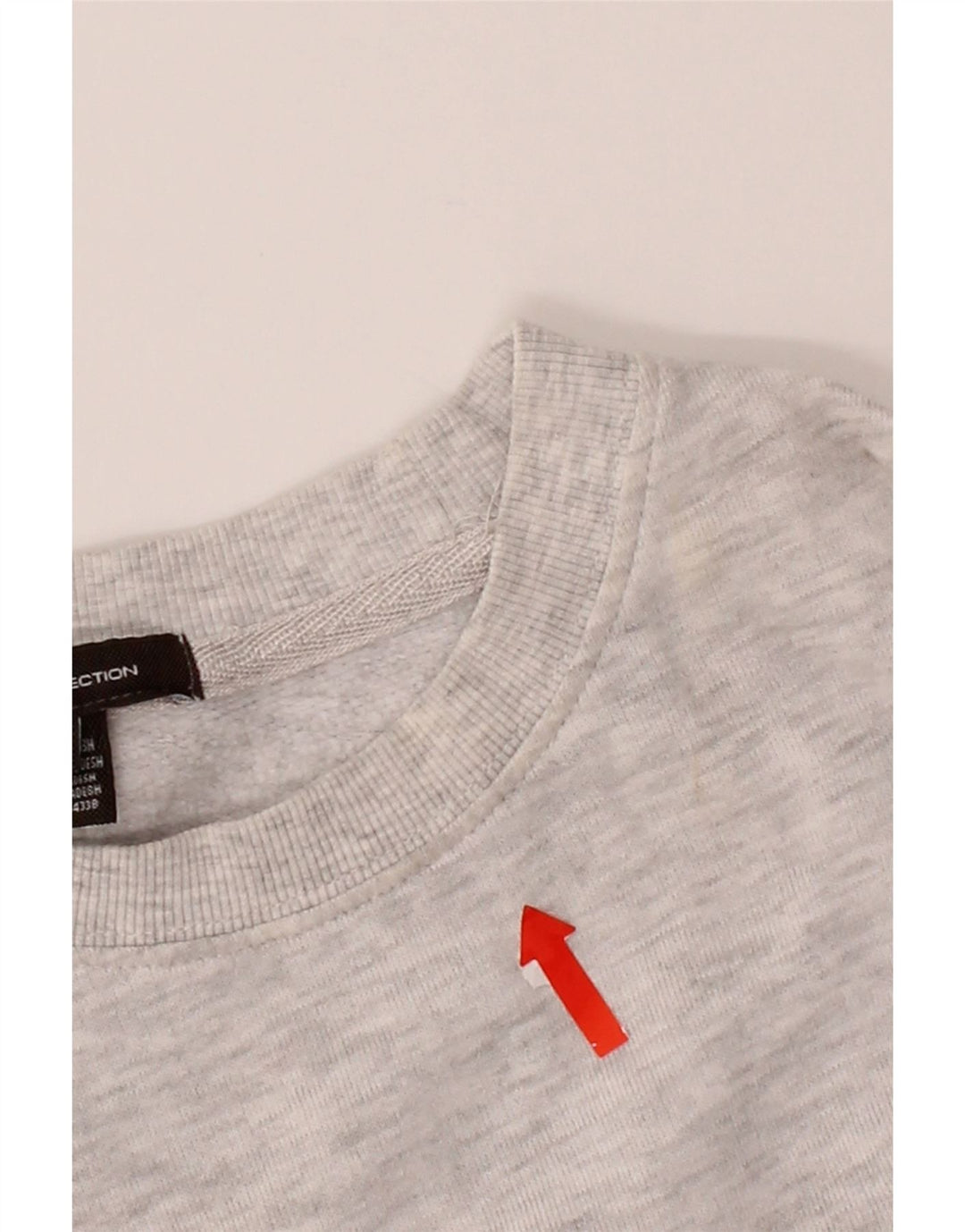 FRENCH CONNECTION Womens Graphic Sweatshirt Jumper UK 16 Large Grey Cotton Vintage French Connection and Second-Hand French Connection from Messina Hembry 