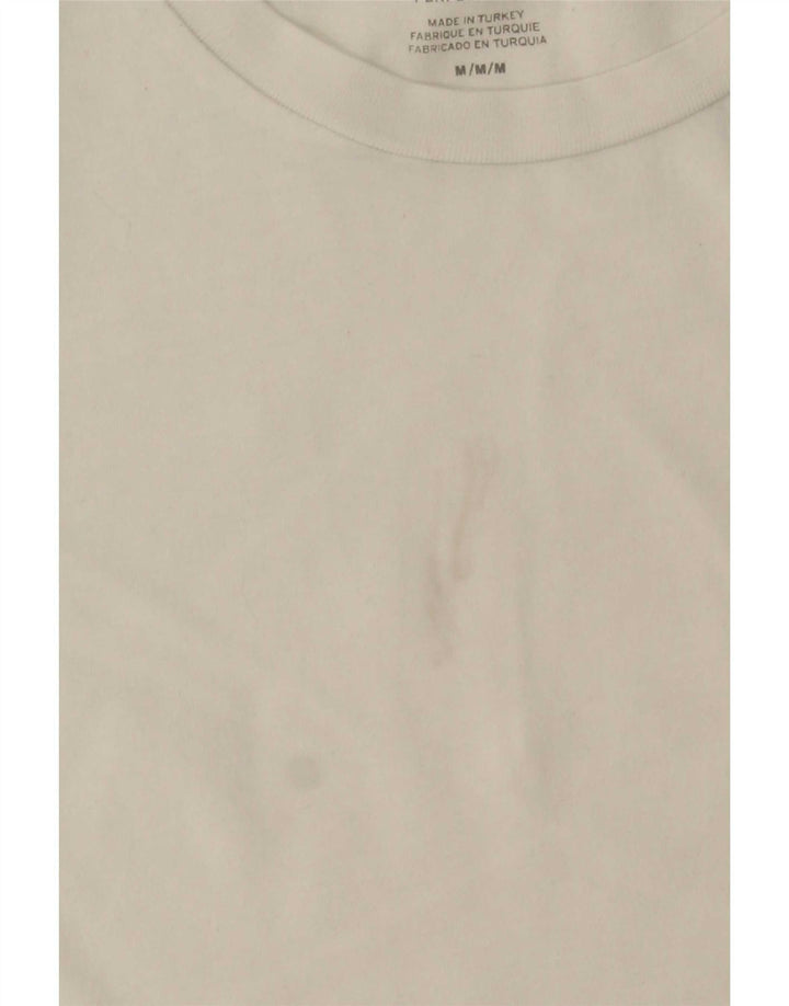 Levi's T-Shirt Femme UK 14 Medium Blanc