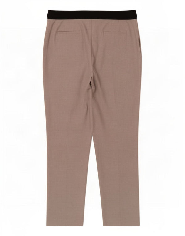 Zara Pantalon Chino Fuselé Taille Haute Femme 2XL W34 L27 Beige