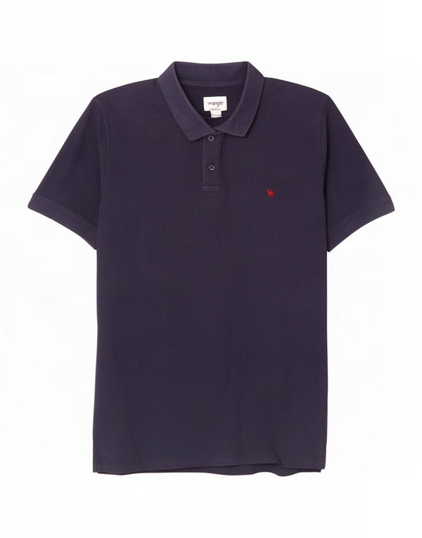 Wrangler Polo Homme Grand Bleu Marine Coton