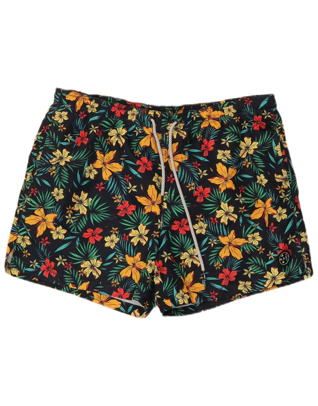 Maui and Sons Short de Bain Homme Grand Noir Floral Polyester