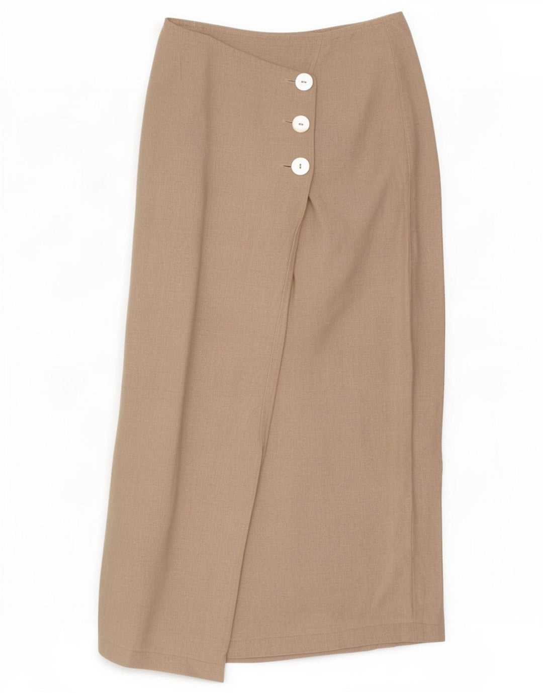 Jupe portefeuille femme vintage Small W28 Beige