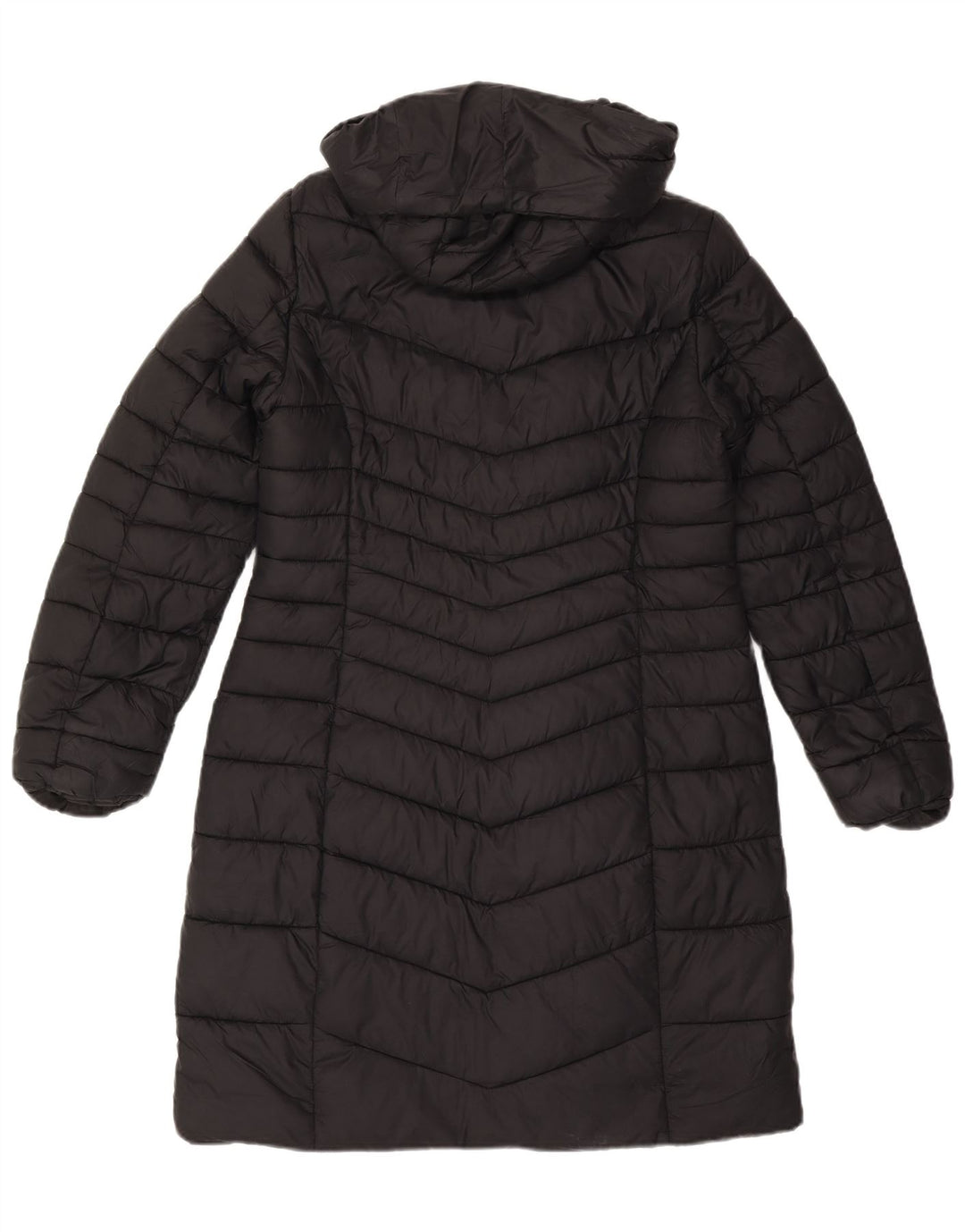 Lipsy Manteau matelassé à capuche pour femme UK 42 Medium Noir Polyamide