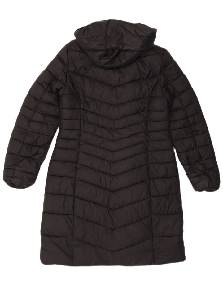 Lipsy Manteau matelassé à capuche pour femme UK 42 Medium Noir Polyamide