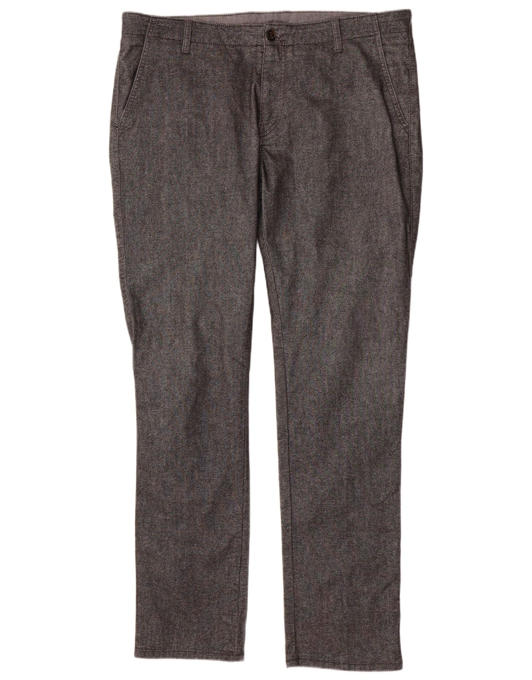 Pantalon Slim Homme Rifle W38 L34 Gris Chevrons Coton