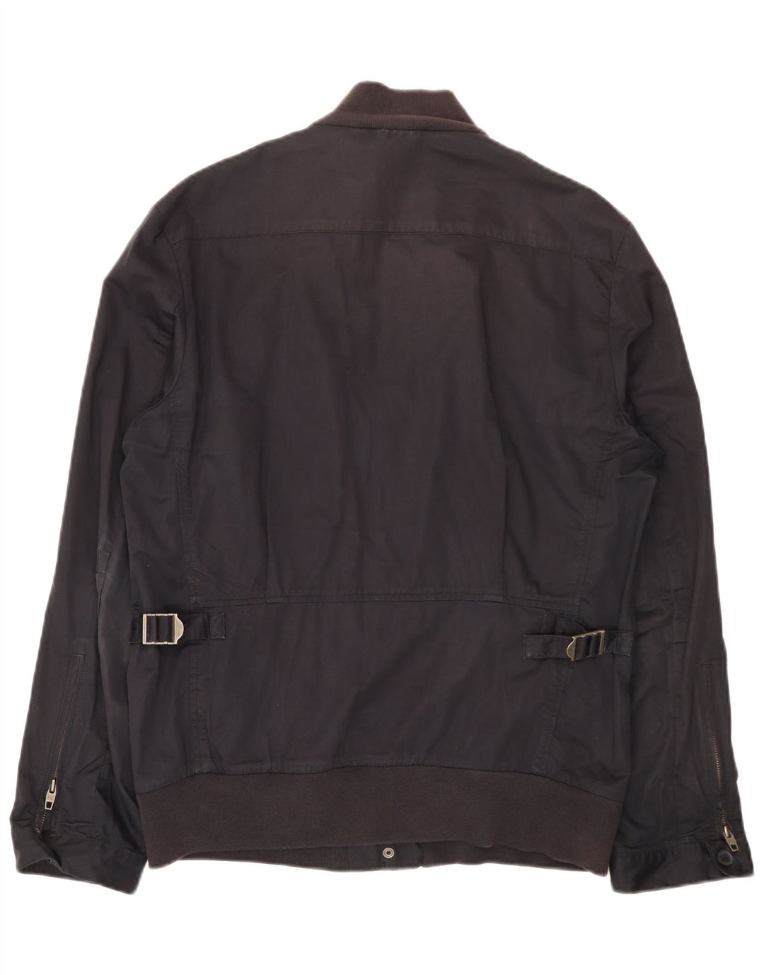 French Connection Veste Bomber Homme UK 40 Large Bleu Marine Coton