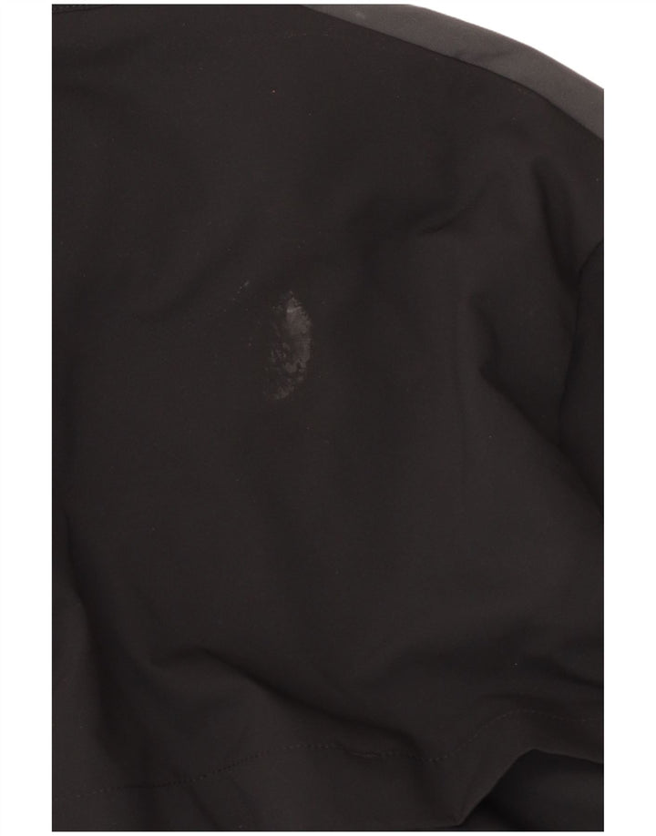 Veste de survêtement Nike Dri Fit pour hommes, polyester color block noir moyen