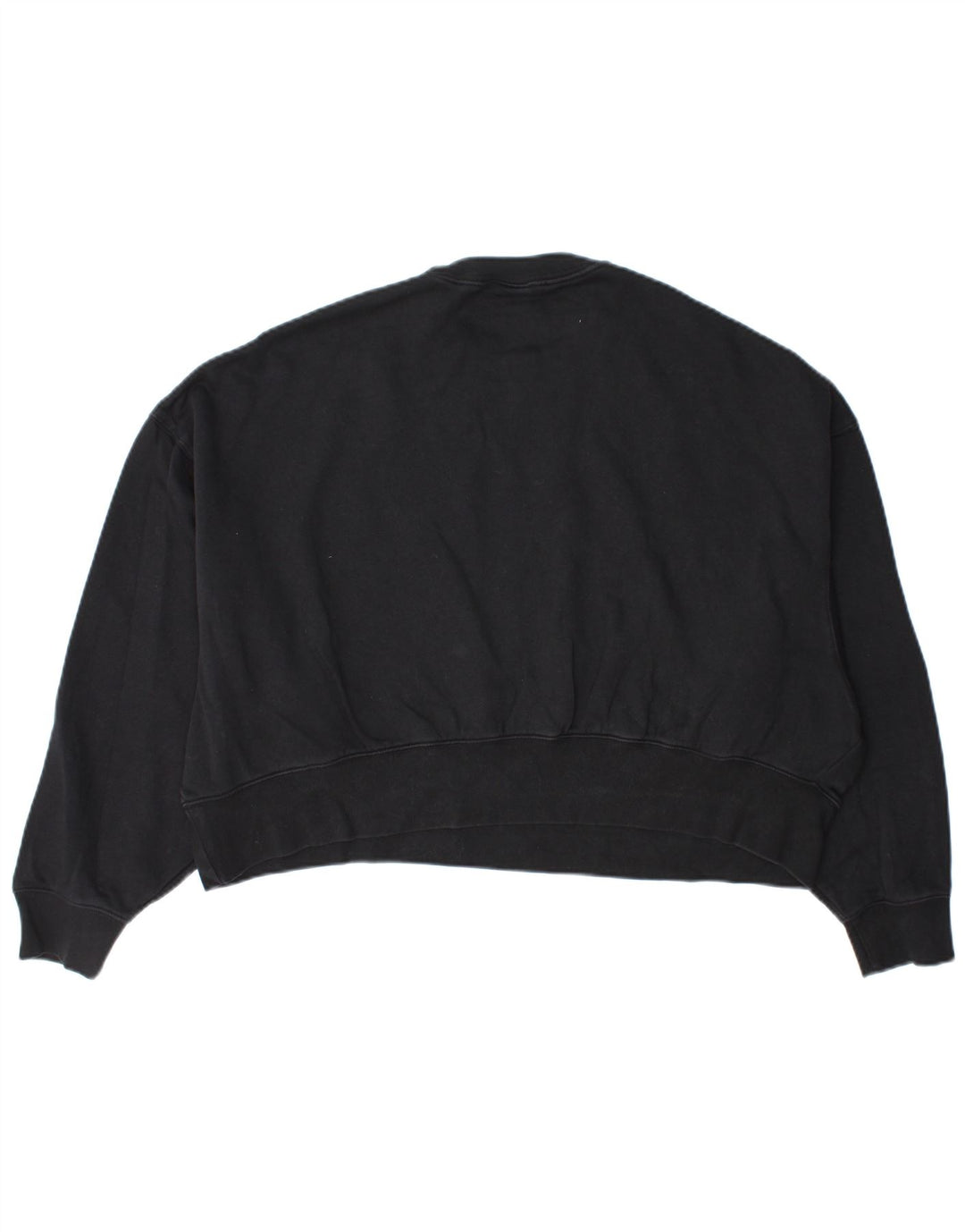 Nike Sweat-shirt surdimensionné pour femme UK 10 Petit coton noir