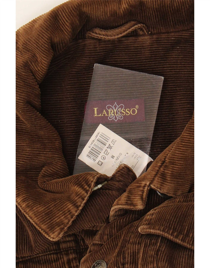Larusso Veste en velours côtelé pour homme UK 38 Coton marron moyen