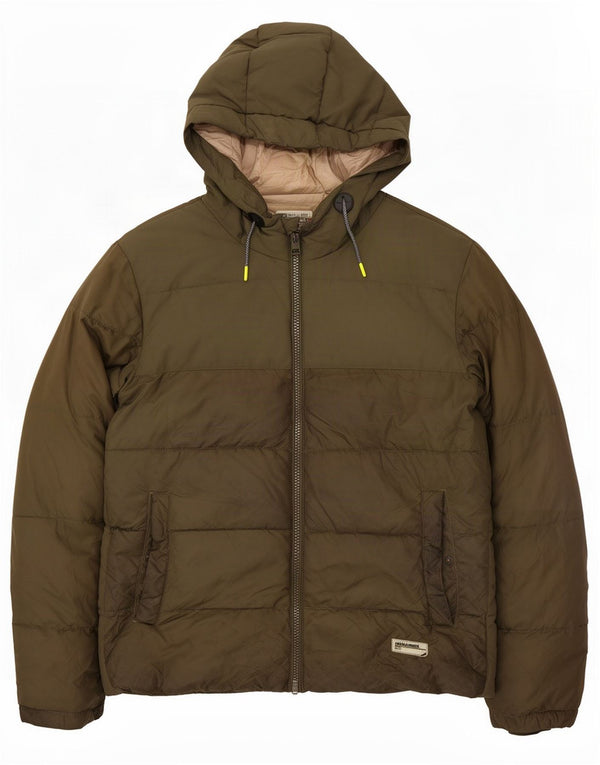 Jack & Jones Veste matelassée à capuche pour homme UK 42 XL Kaki Polyester
