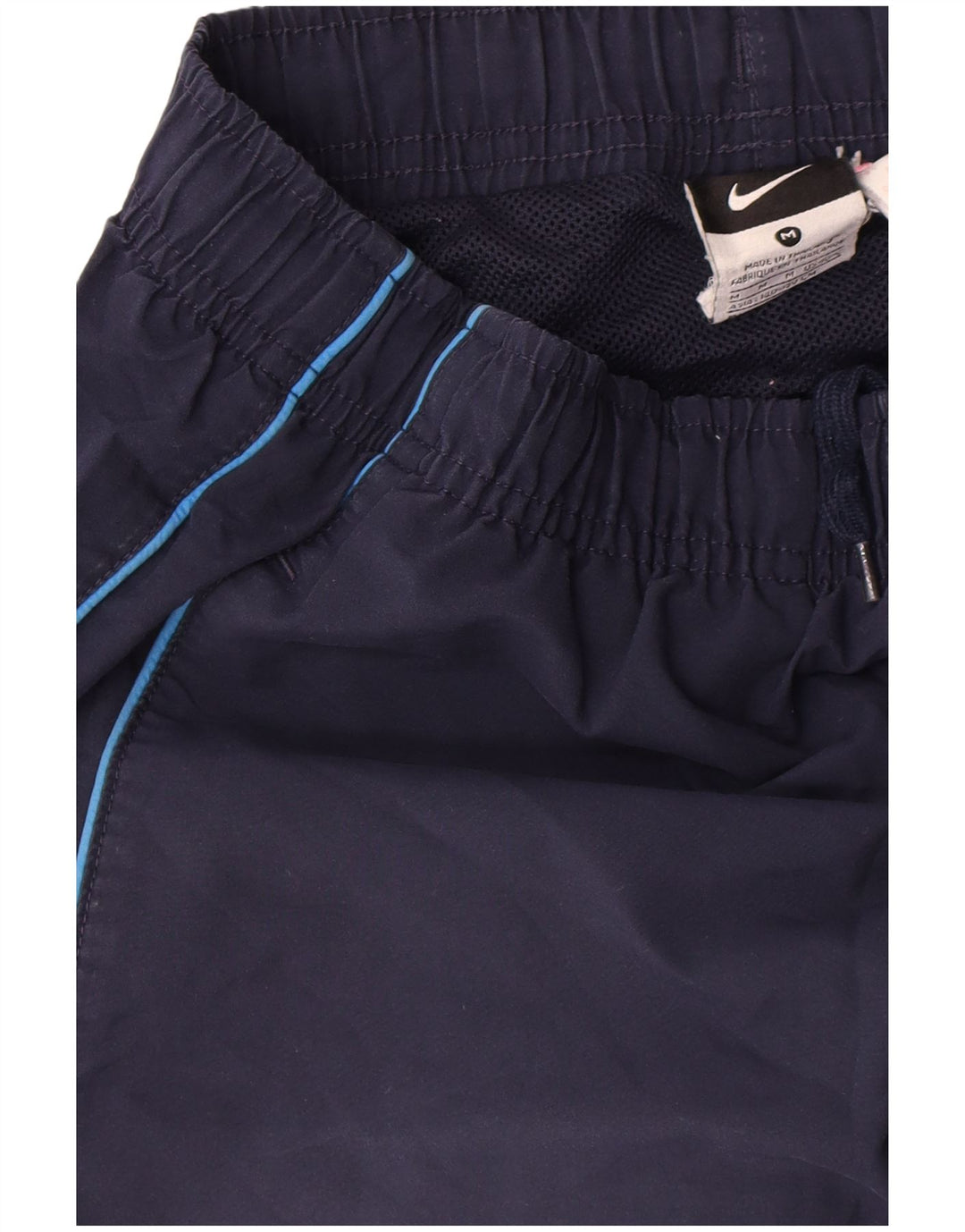 Nike Short de sport pour homme en polyester rayé bleu marine moyen